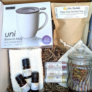 Rest and Relaxation Gift Pack with Ceramic Mug