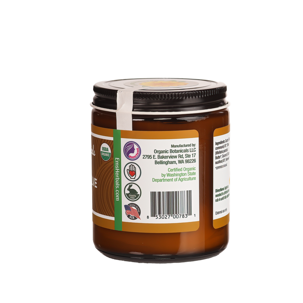 Pure Castor Oil Salve, Certified Organic