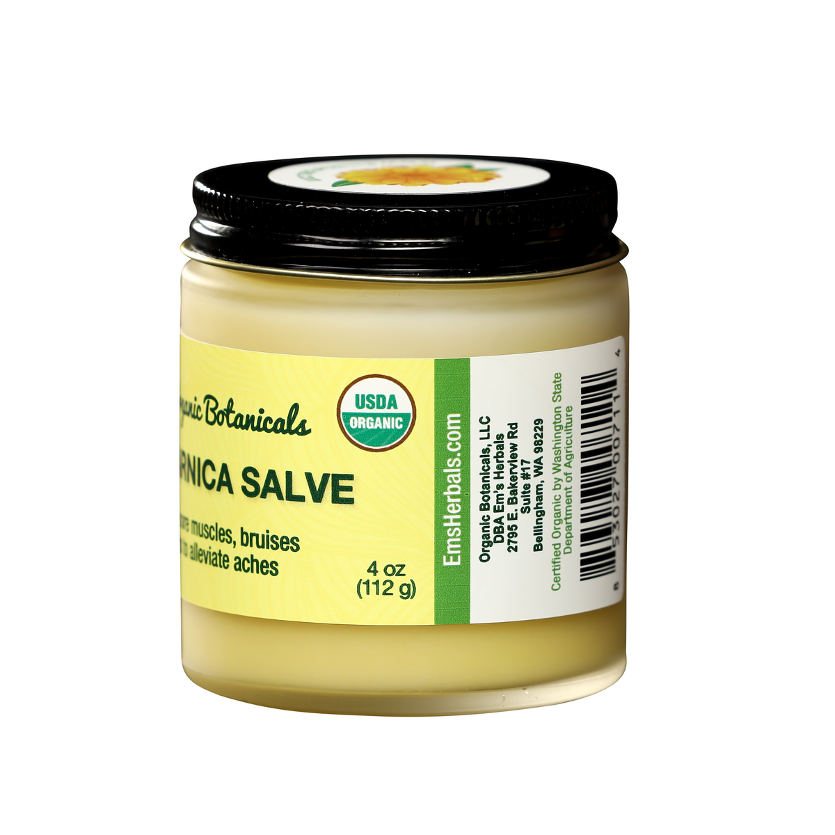 Pure Arnica Salve, Certified Organic