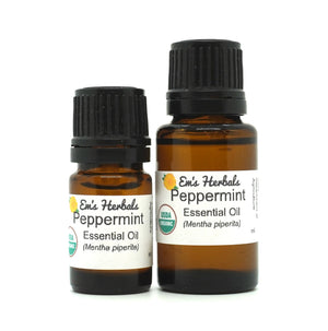 Peppermint (Mentha piperita) Essential Oil, Steam Distilled, Certified Organic