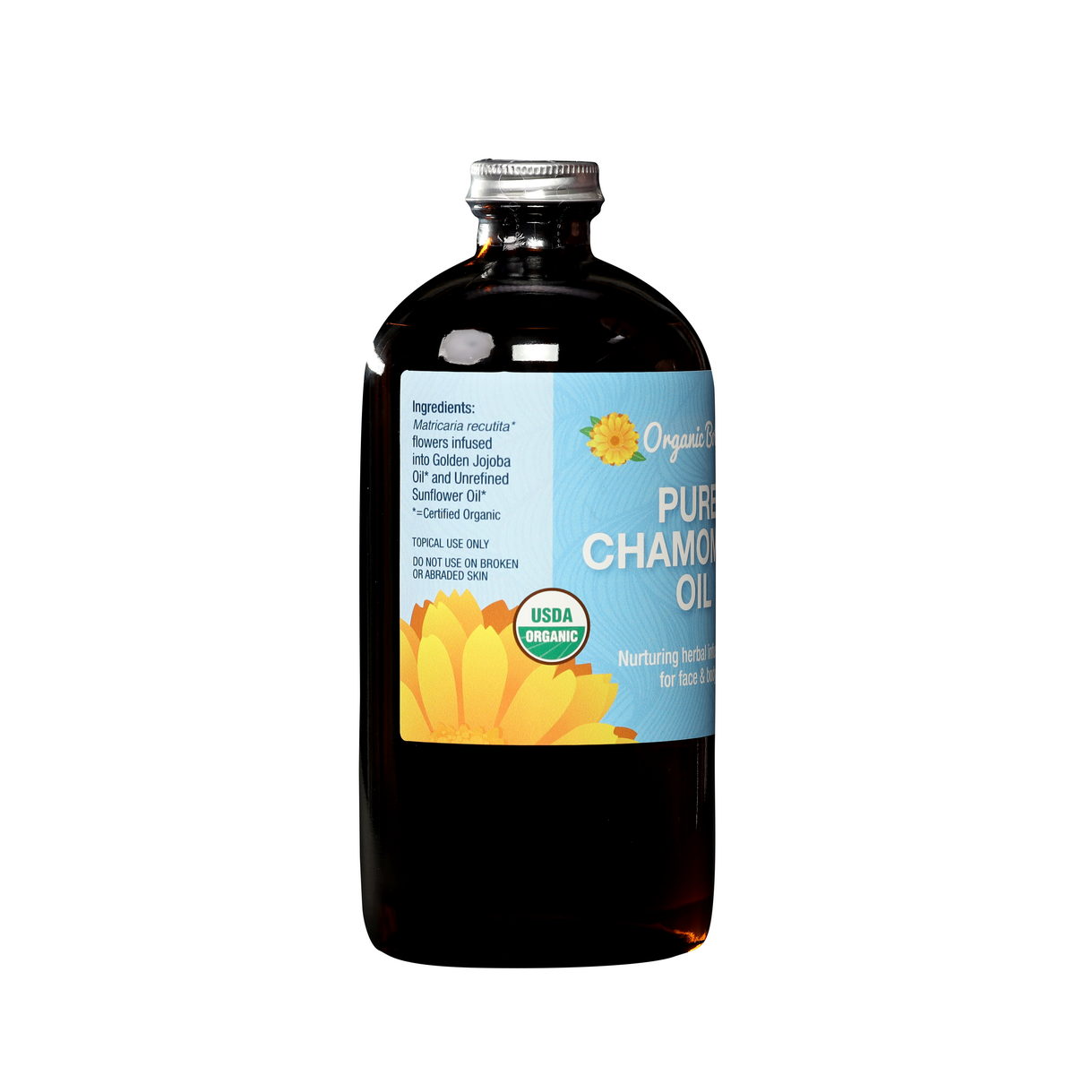 Pure Chamomile Infused Oil, Certified Organic