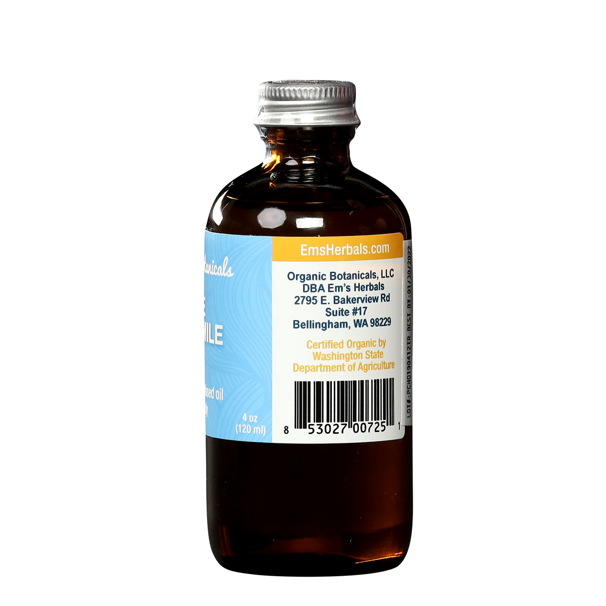 Pure Chamomile Infused Oil, Certified Organic