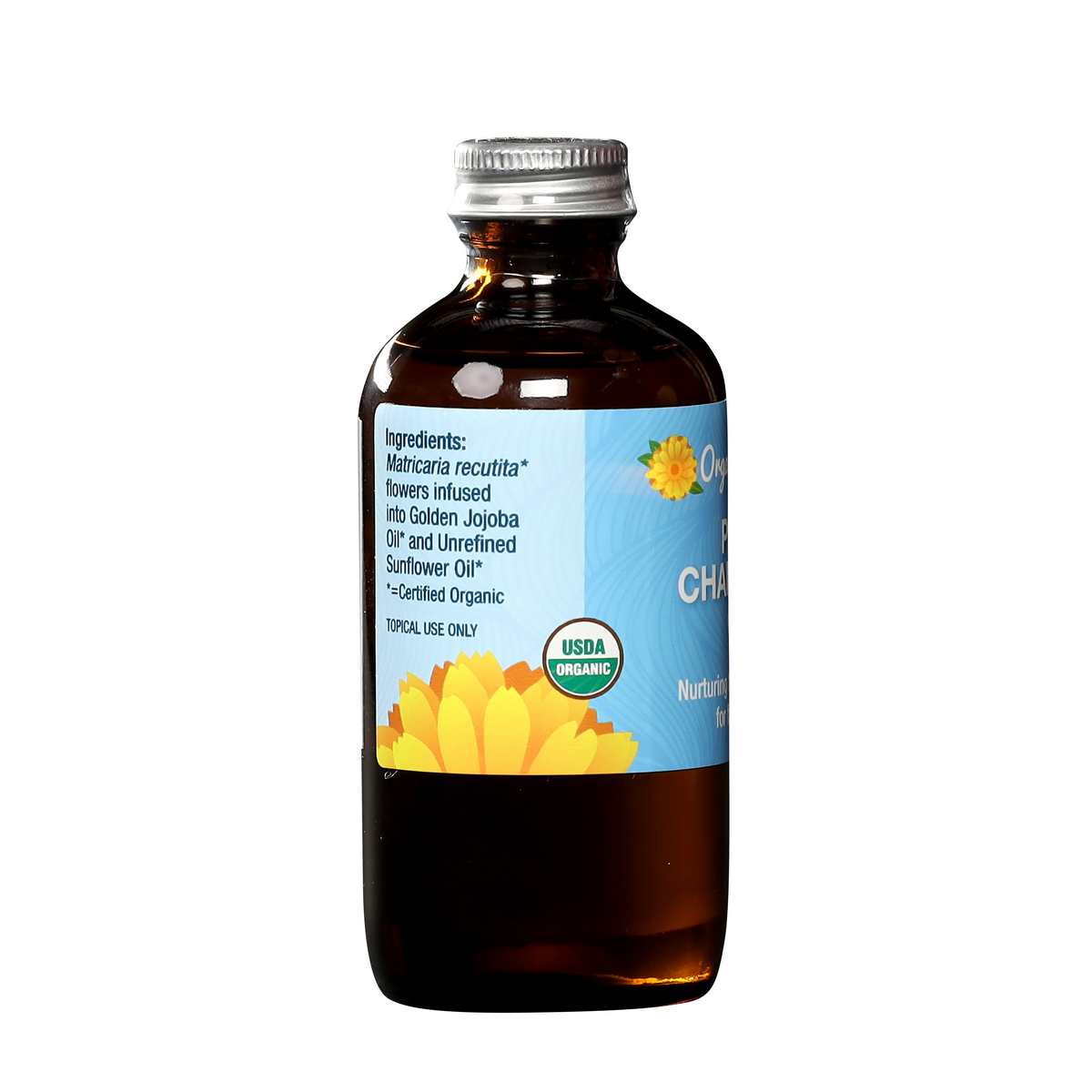 Pure Chamomile Infused Oil, Certified Organic
