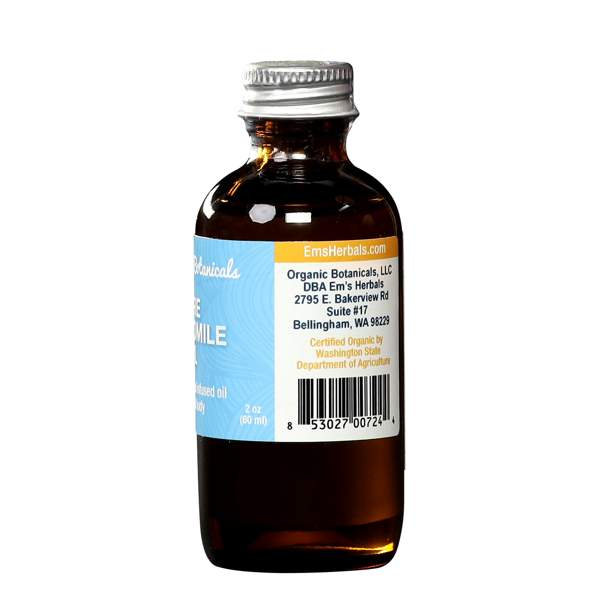 Pure Chamomile Infused Oil, Certified Organic