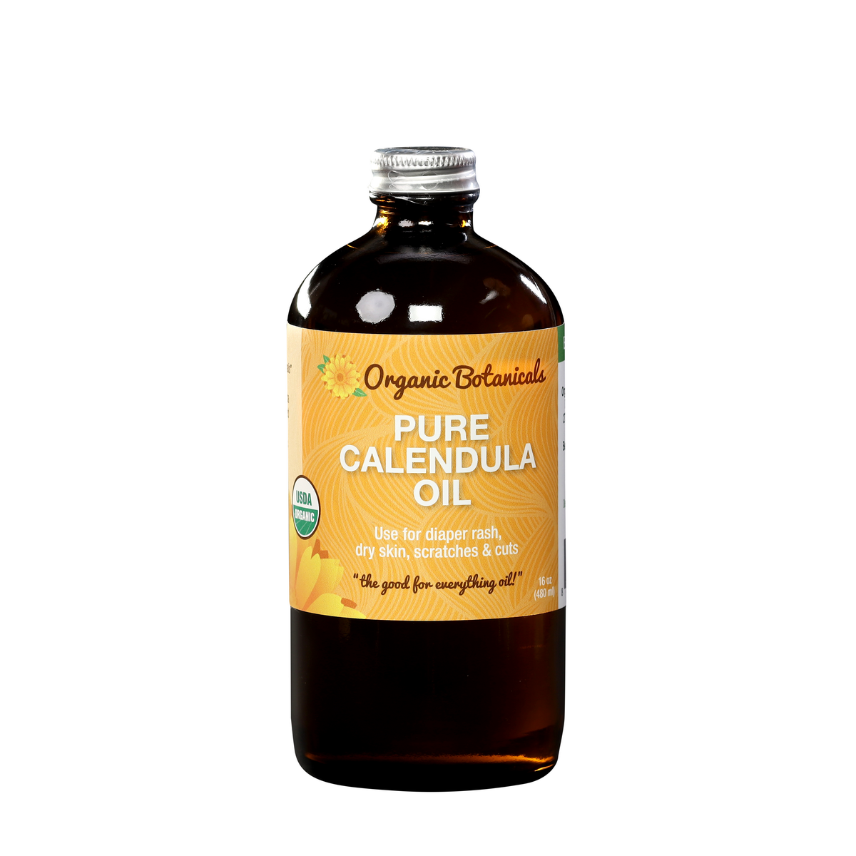 Pure Calendula Infused Oil, Certified Organic