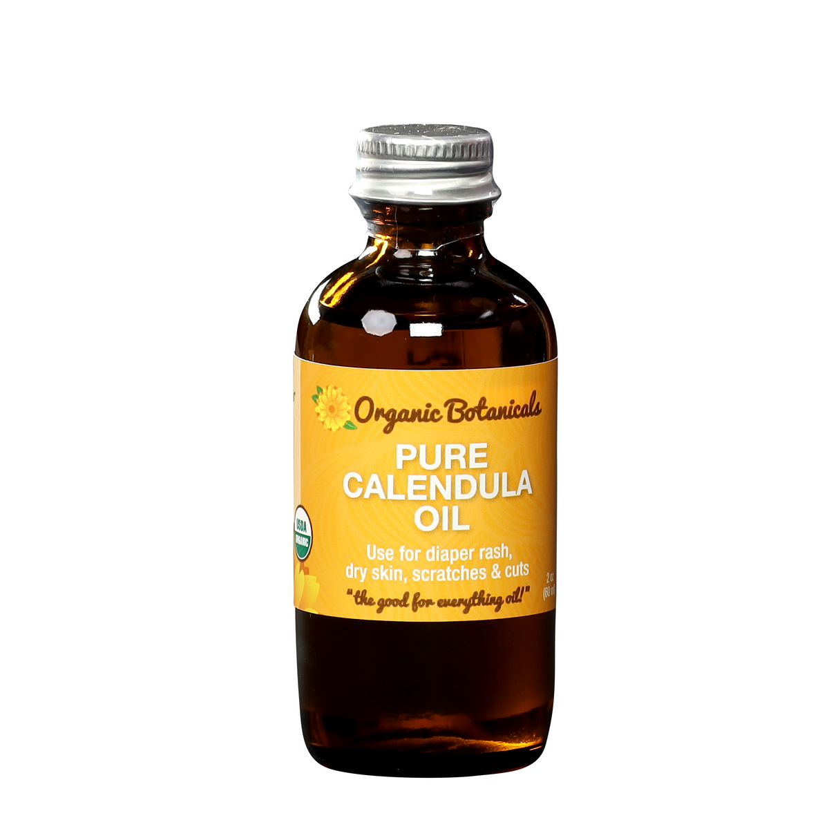 Pure Calendula Infused Oil, Certified Organic