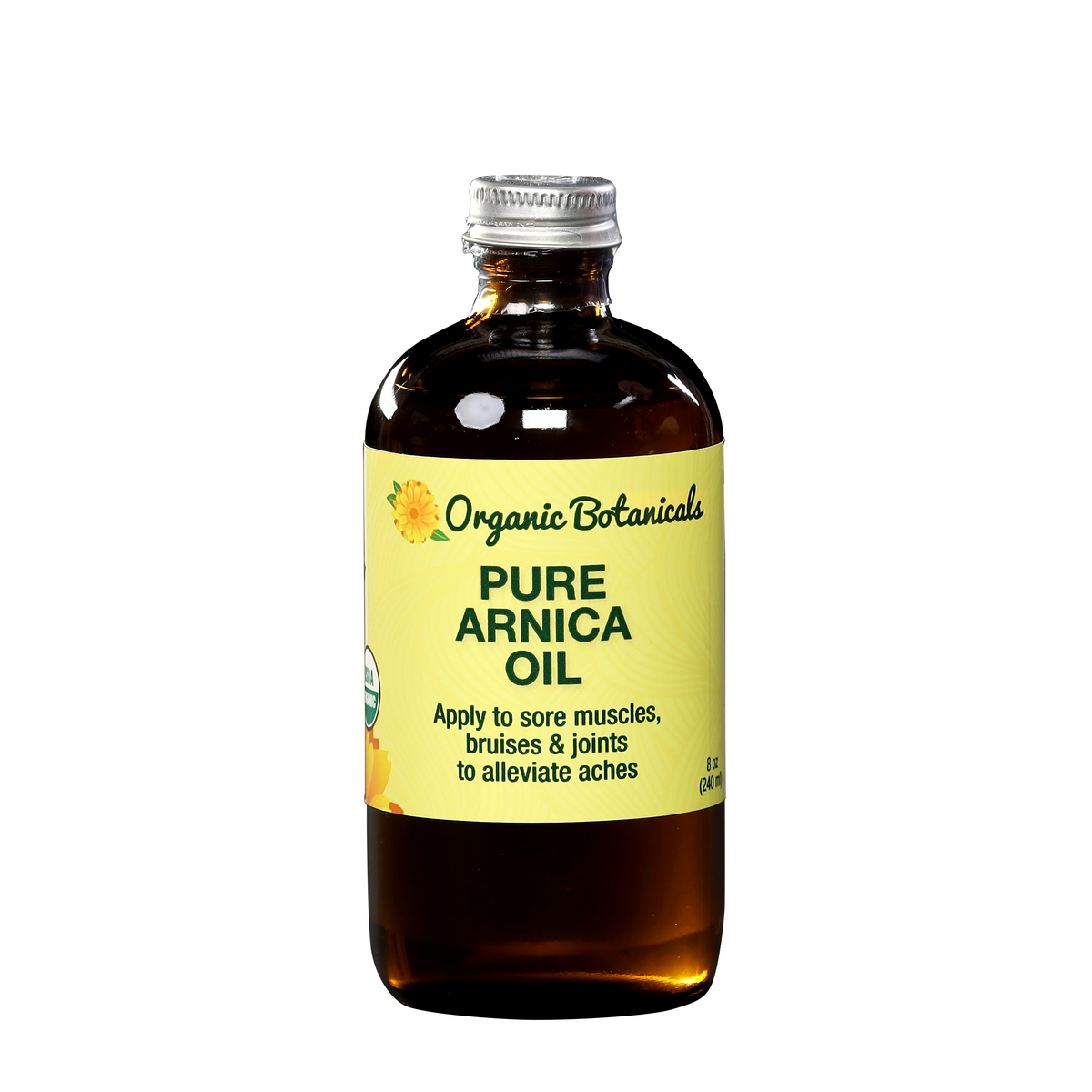 Pure Arnica Infused Oil, Certified Organic
