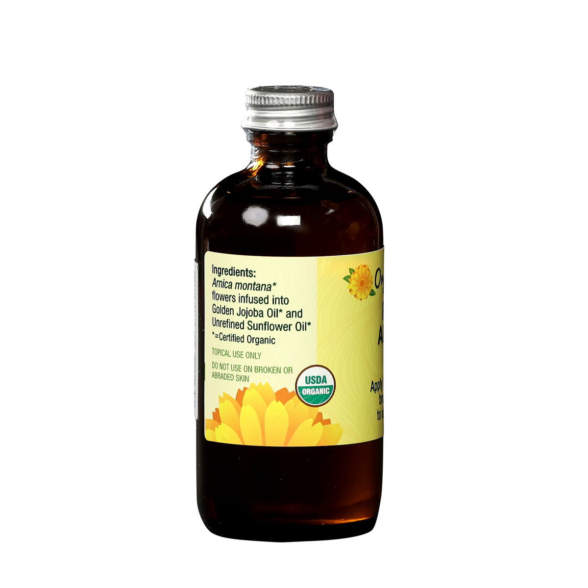 Pure Arnica Infused Oil, Certified Organic