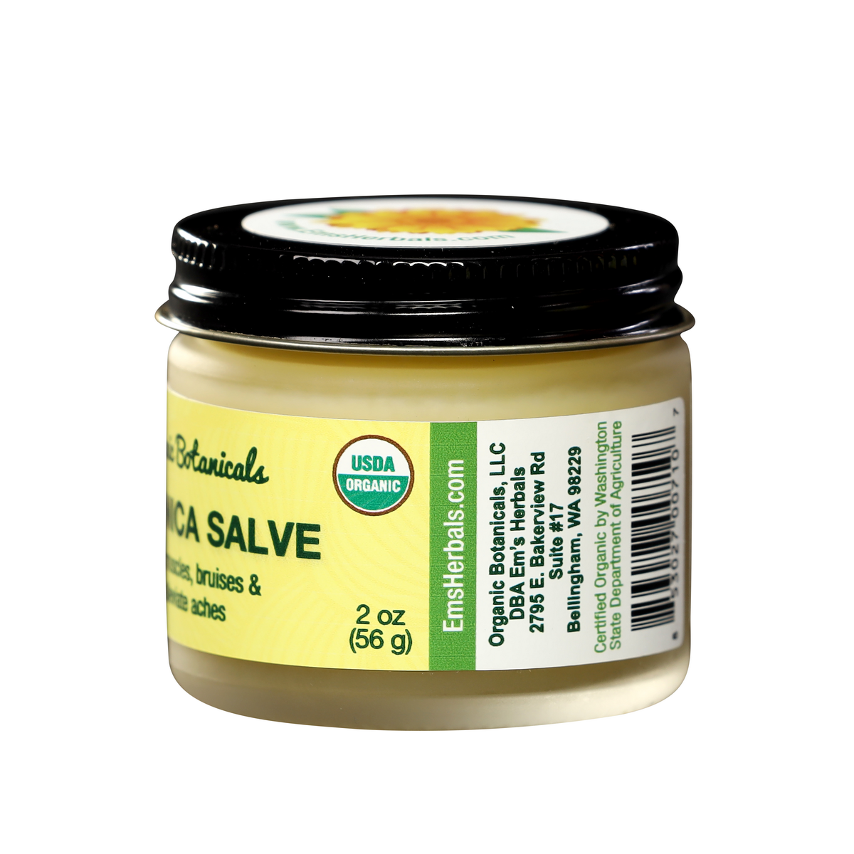 Pure Arnica Salve, Certified Organic