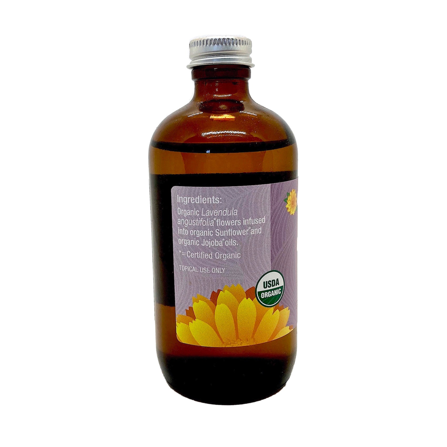 Pure Lavender Infused Oil, Certified Organic