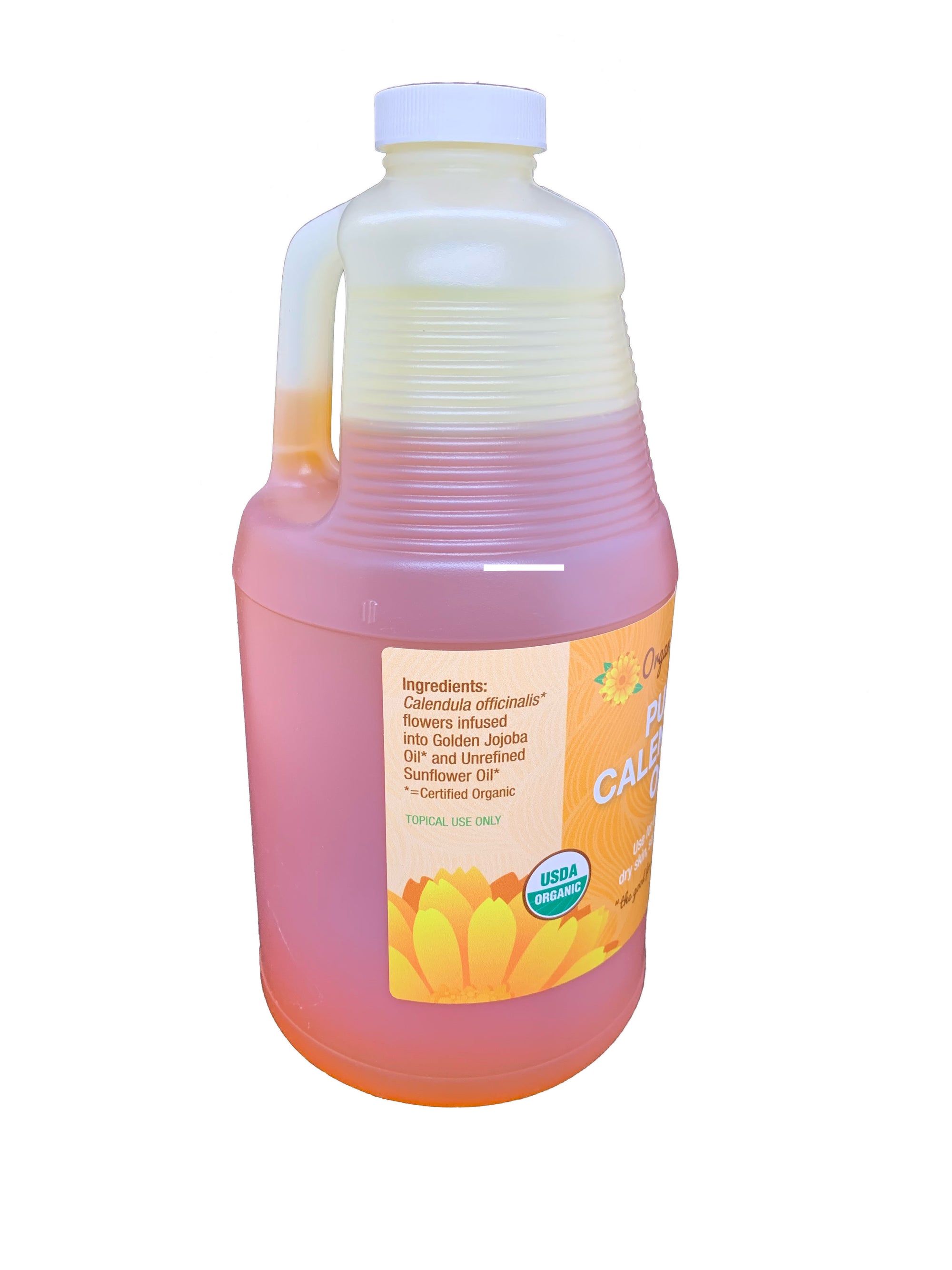 Pure Calendula Infused Oil, Certified Organic