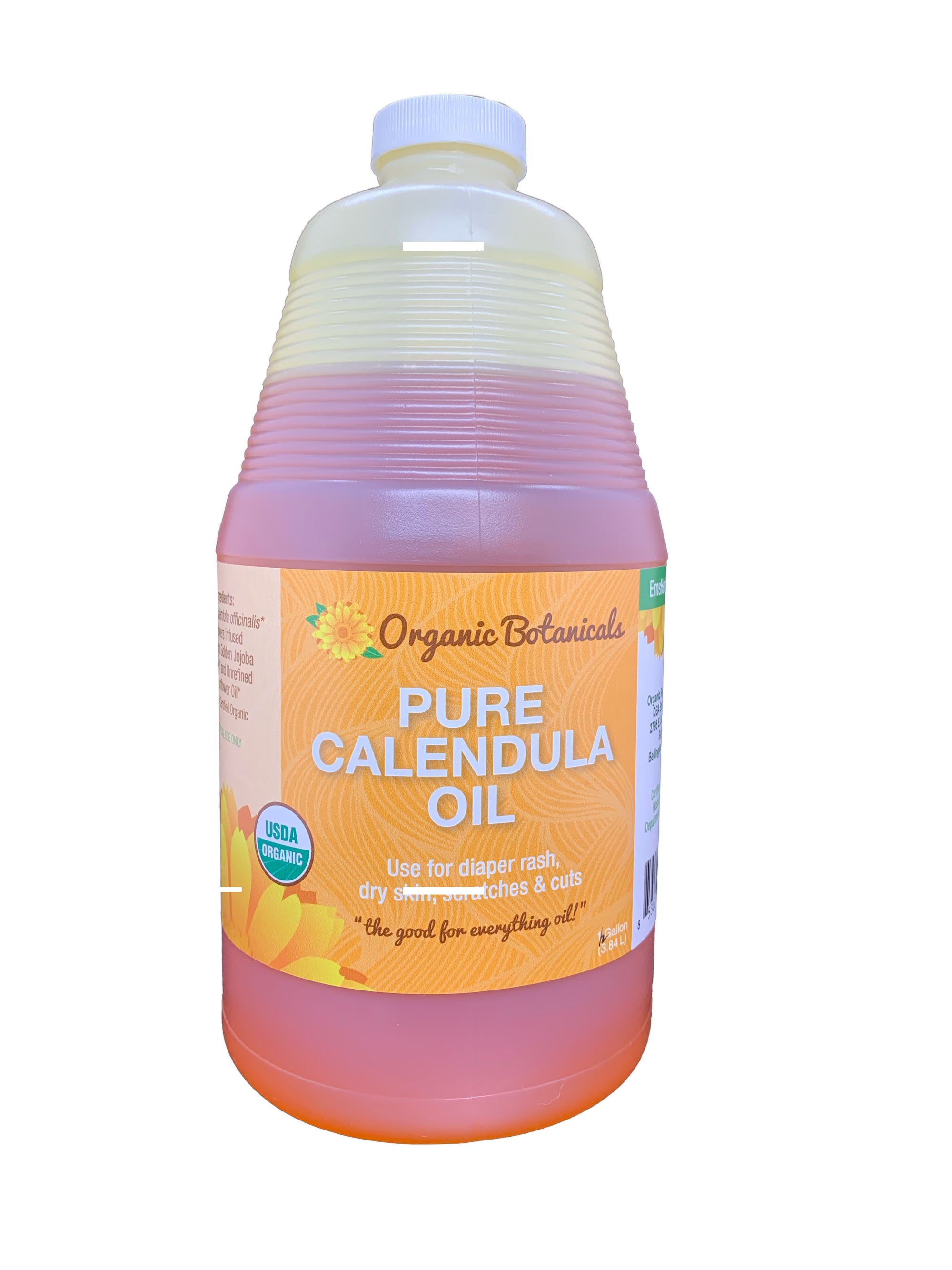 Pure Calendula Infused Oil, Certified Organic