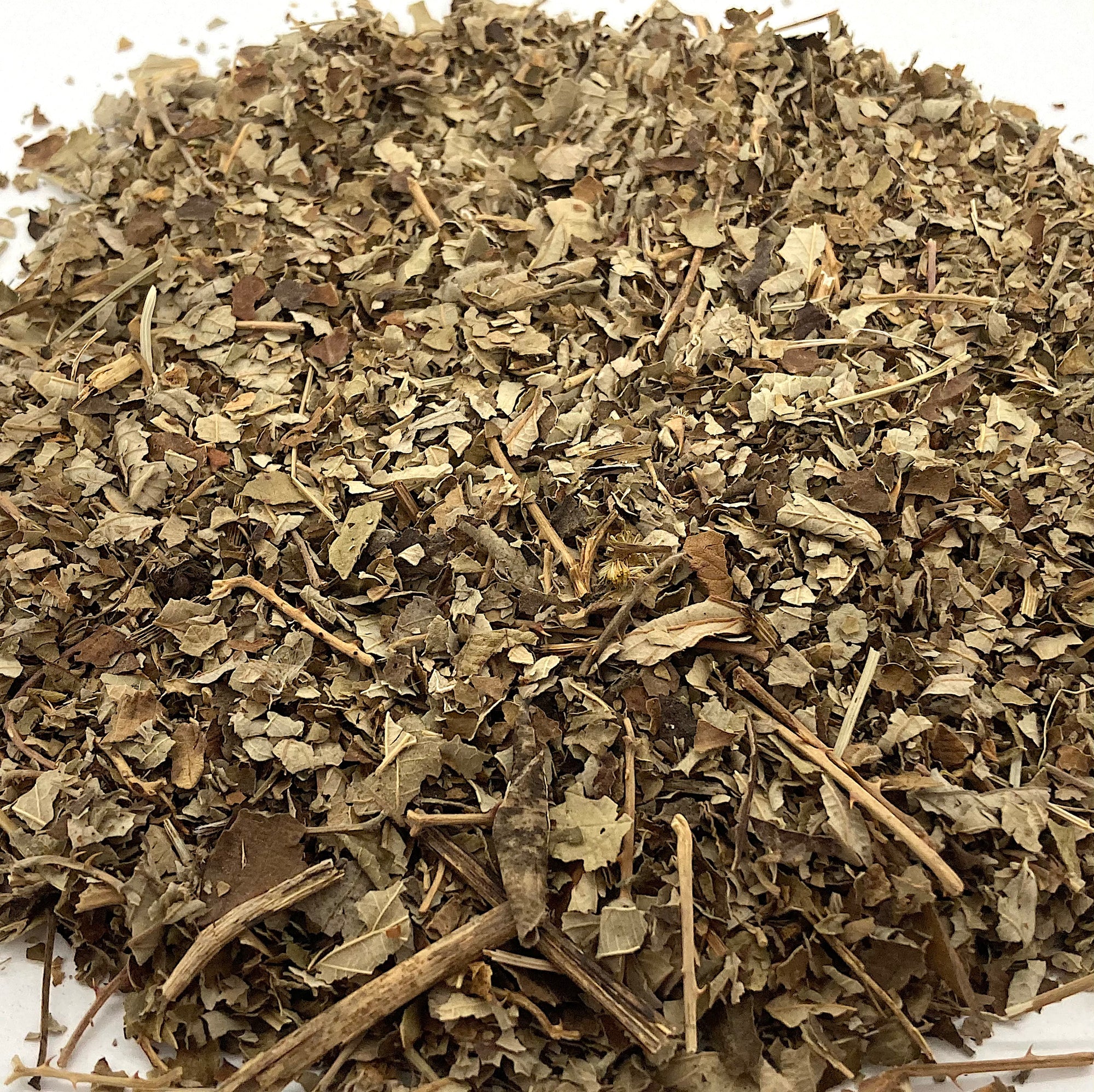 Blackberry (Rubus caesius) Leaf, Cut and Sifted, Certified Organic