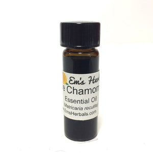 Chamomile, Blue (Matricaria recutita) Essential Oil, Certified Organic - emsherbals