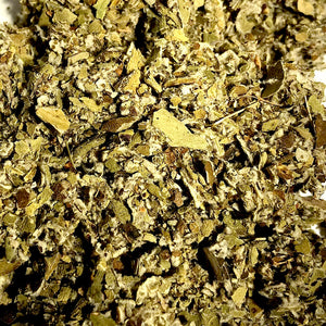 Coltsfoot (Tussilago farfara) Leaf, Cut and Sifted, Certified Organic