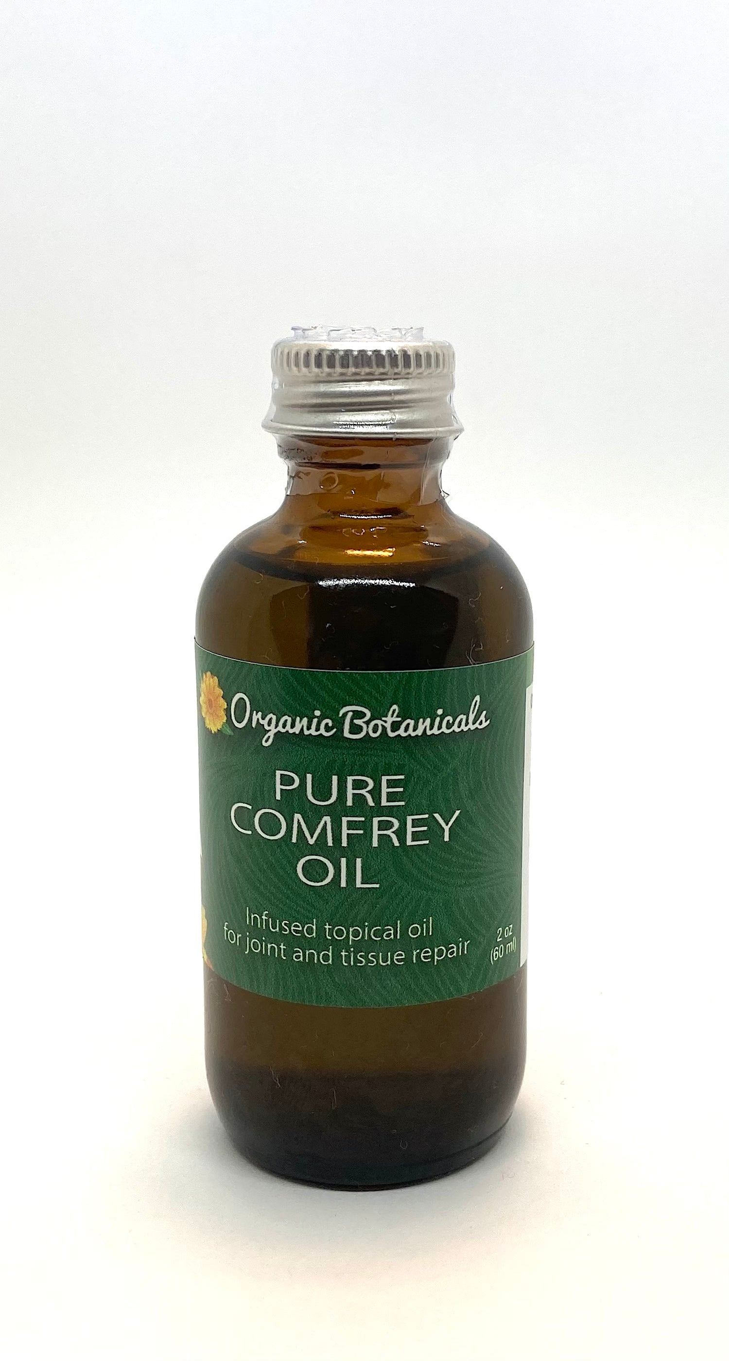 Pure Comfrey Leaf Infused Oil, Certified Organic