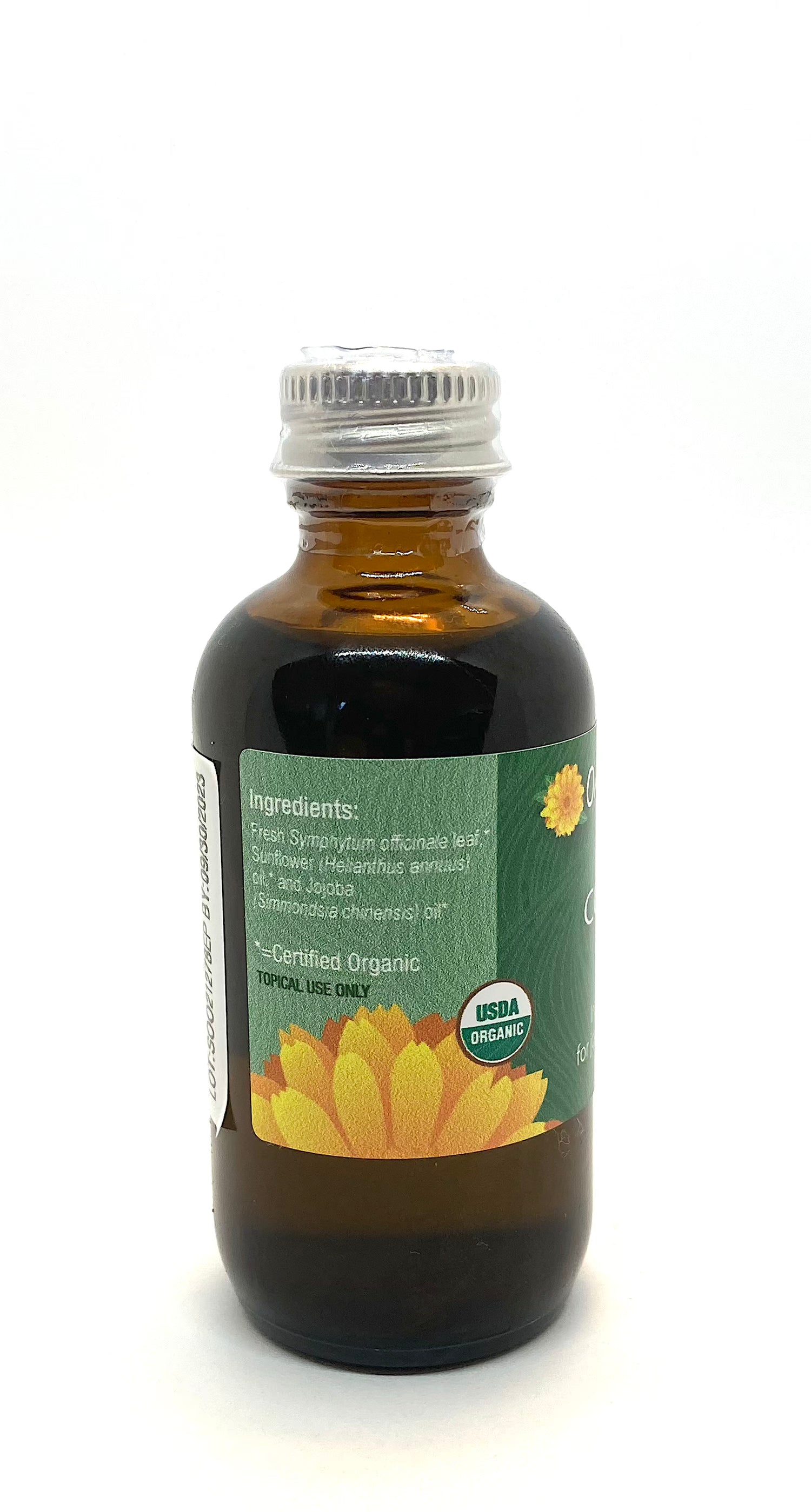 Pure Comfrey Leaf Infused Oil, Certified Organic