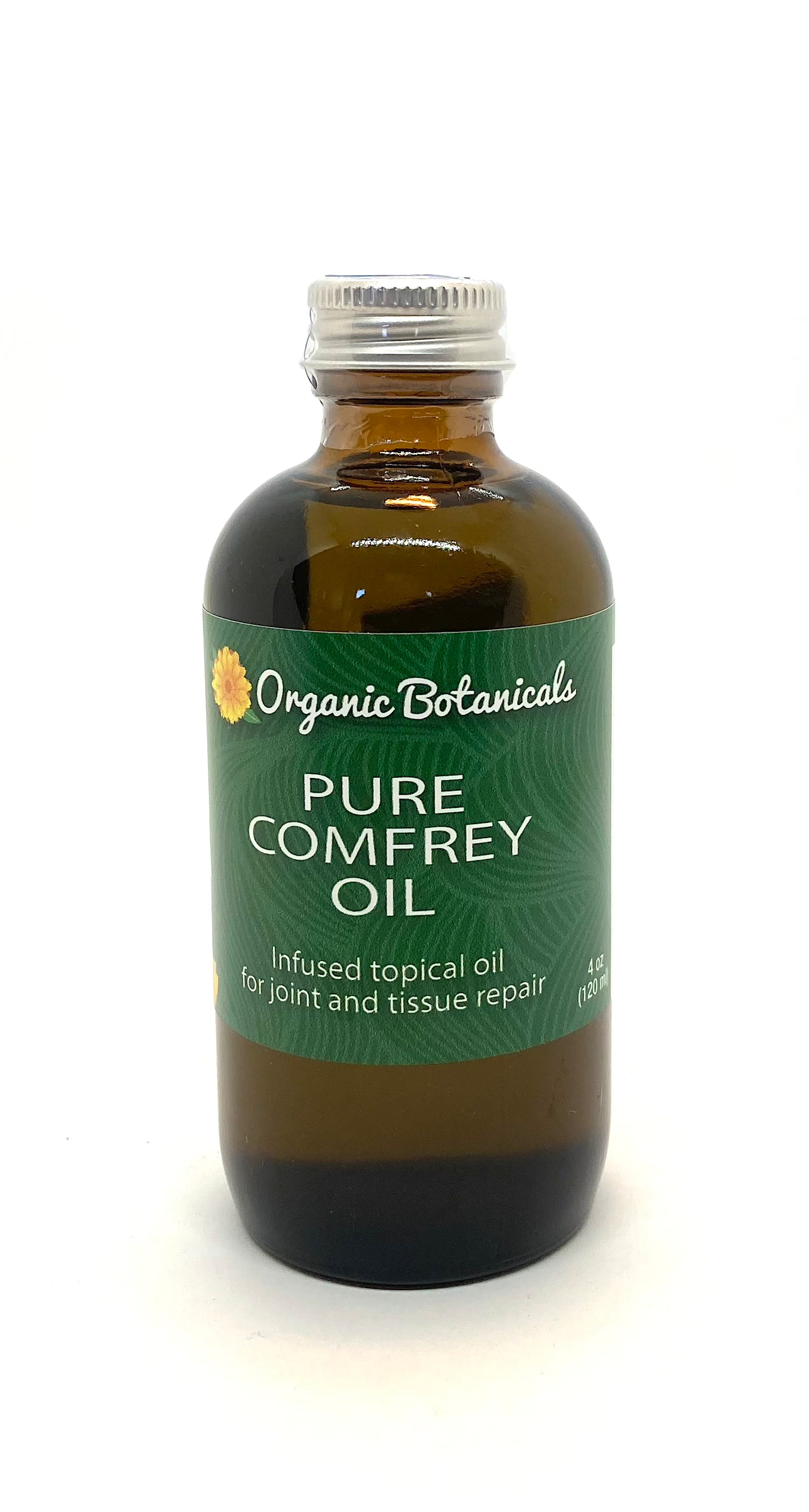 Pure Comfrey Leaf Infused Oil, Certified Organic