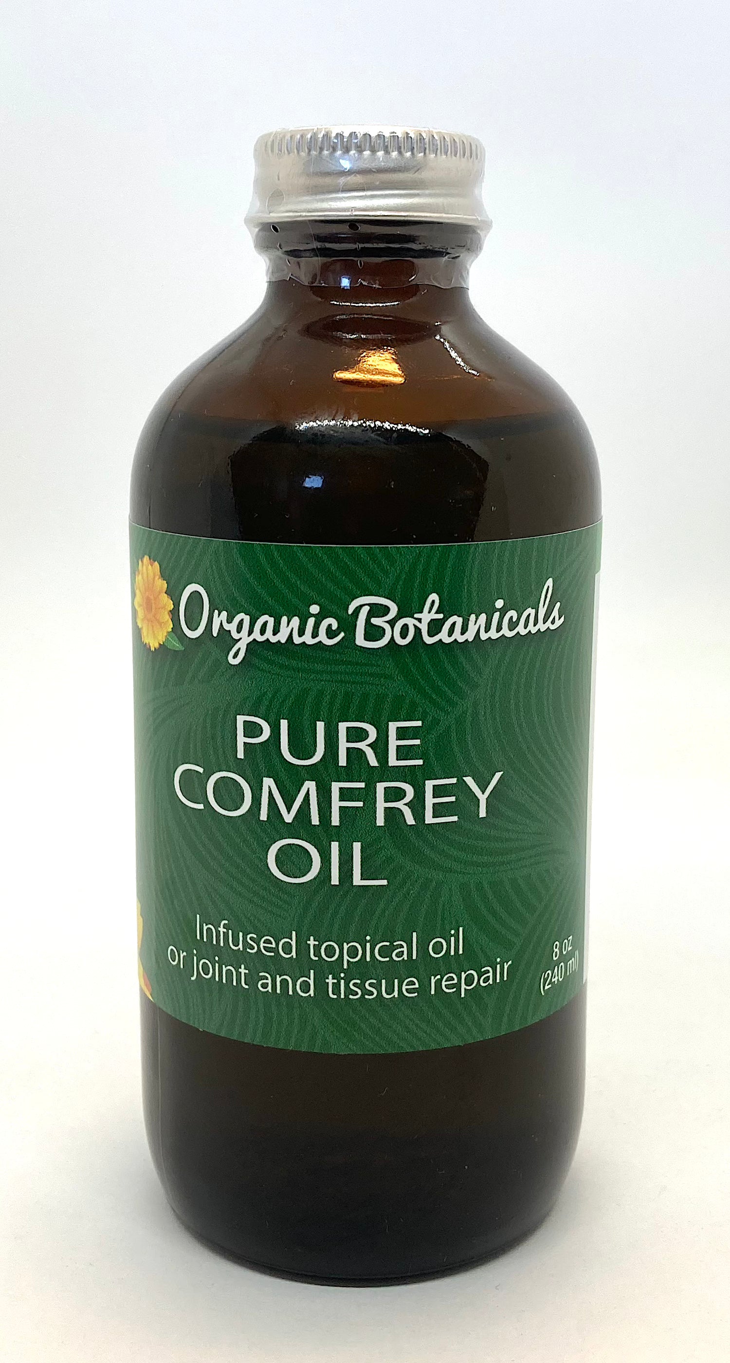 Pure Comfrey Leaf Infused Oil, Certified Organic