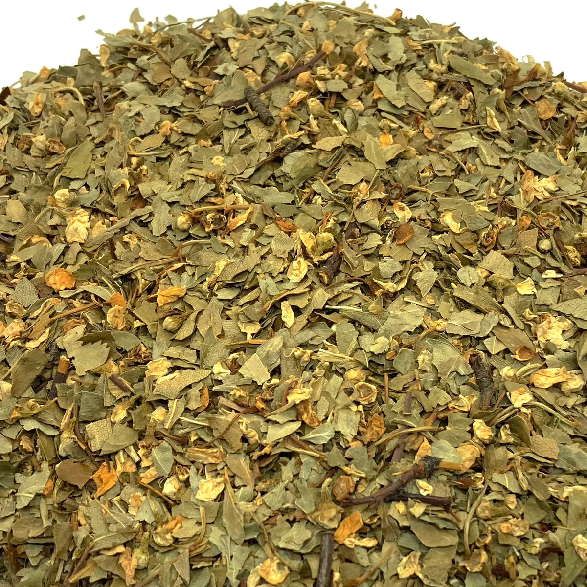 Organic Hawthorn Leaves and Flowers