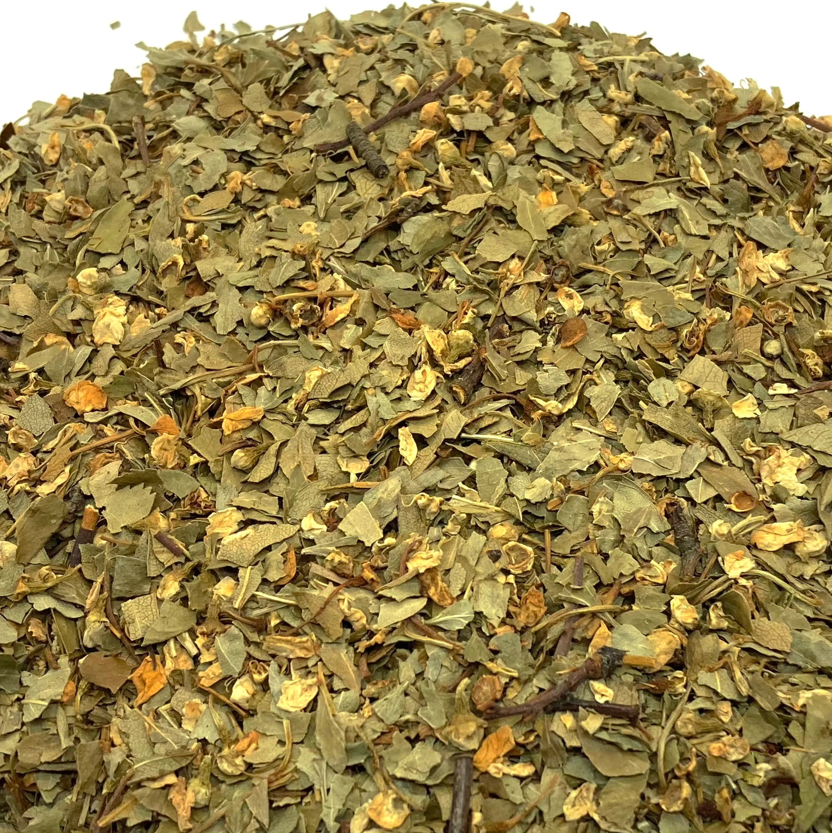 Organic Hawthorn Leaves and Flowers