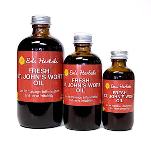 Fresh St John's Wort Infused Oil