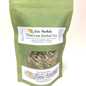 Organic Time Out Herbal Tea Blend Package