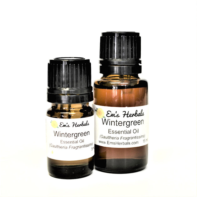 Olio Essenziale Biologico Di Wintergreen (Gaultheria Procumbens) - NHR Organic Oils, 30 Ml, Per Massaggi Sportivi